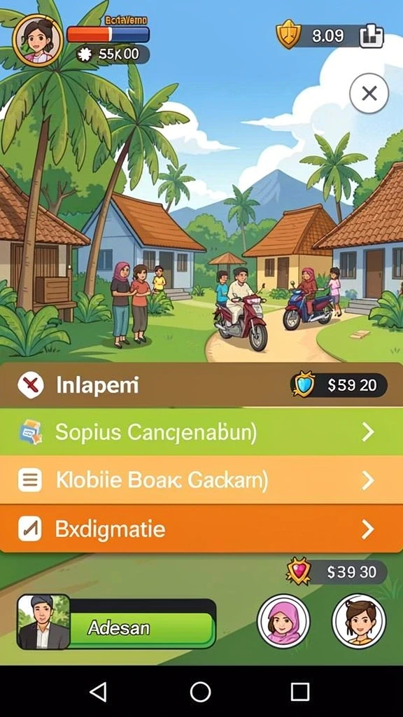 bigcor78 - Desain level yang kreatif dan penuh warna.