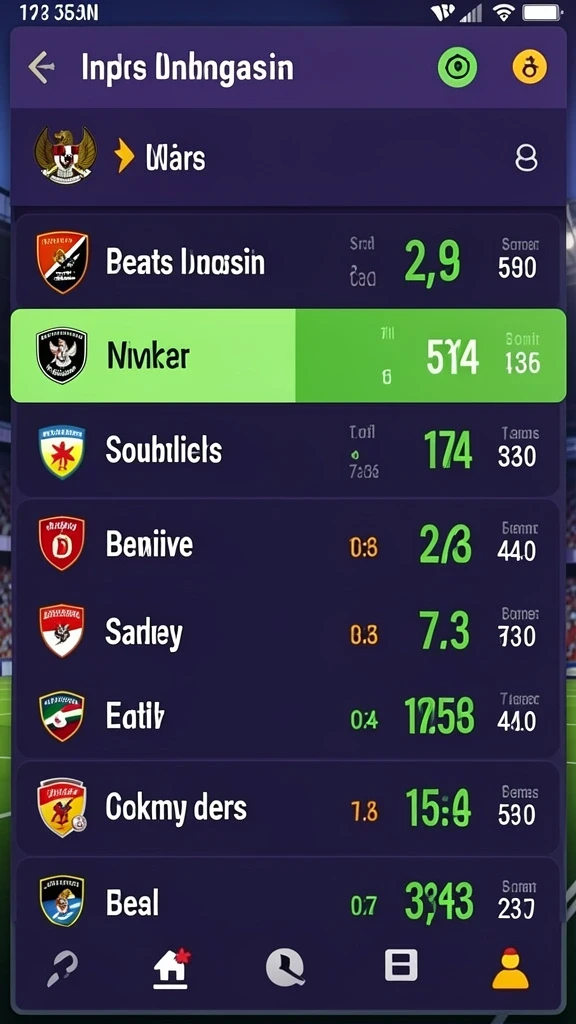 gus77 - Screenshot saat bermain mode kompetisi yang seru.