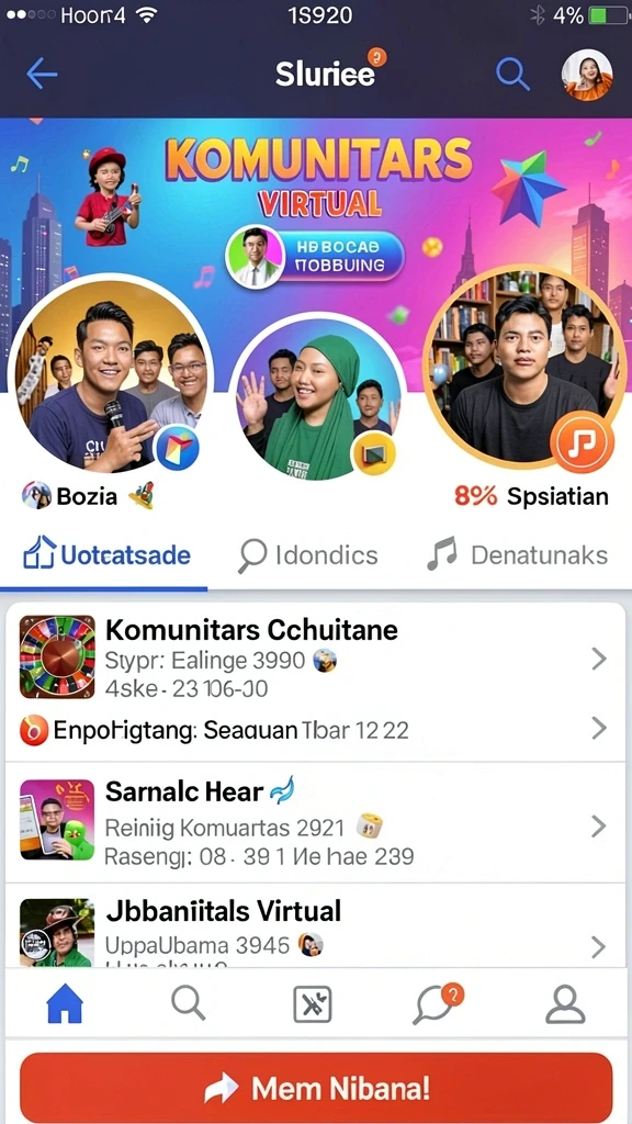 ocatoto - Tampilan awal OCATOTO yang cerah dan menarik.
